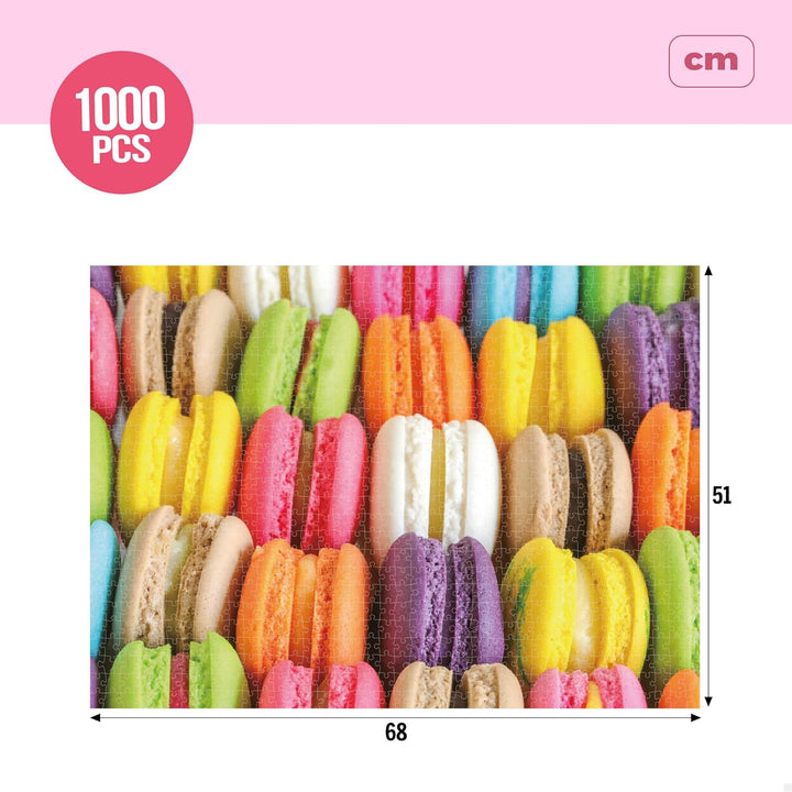 ColorBaby 46974 Puzzle, Macarons, Macarons