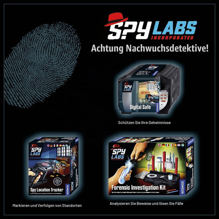 Kosmos 617240 Spy Labs Incorporated Forensic Investigation Kit, Detective Laboratory,Analyse Evidenc