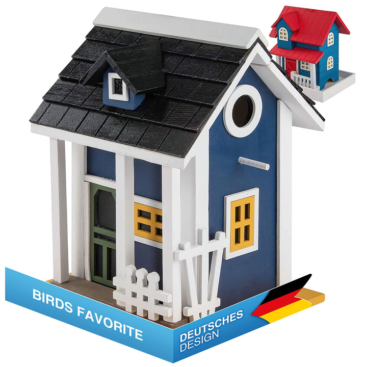 Vogelhaus Nistplatz Vögel-Häuschen Villa aus Echtholz zum aufhängen im Garten (Nistplatz), Nistplatz