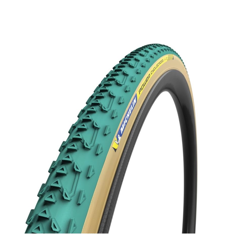 Michelin Power Cyclocross Jet Faltreifen (28" | 700x33C | 33-622 | grün | Tubular) Schwarz, Schwarz