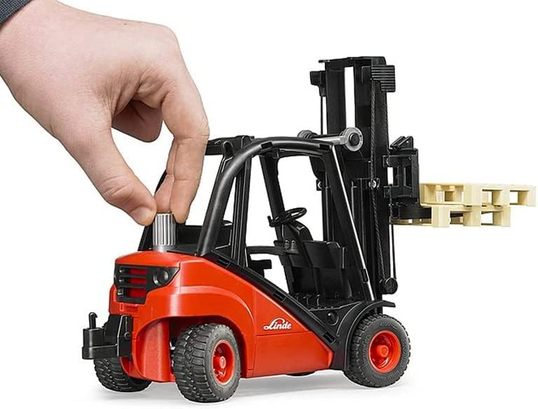 bruder 02432 - Schaeff HR16 Minibagger - 1:16 Baustelle Baufahrzeug Löffelbagger Arbeiter bworld Bau