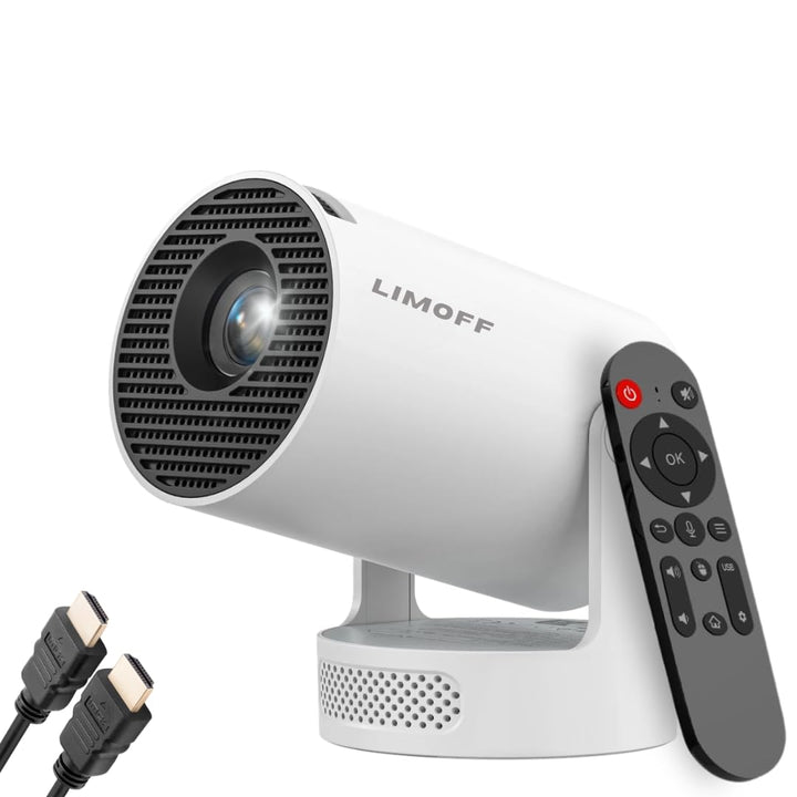 [2025 Neues Modell – inkl. HDMI-Kabel] LIMOFF Hy300 Ultra Mini Beamer – 1080P Full HD Smart Projekto