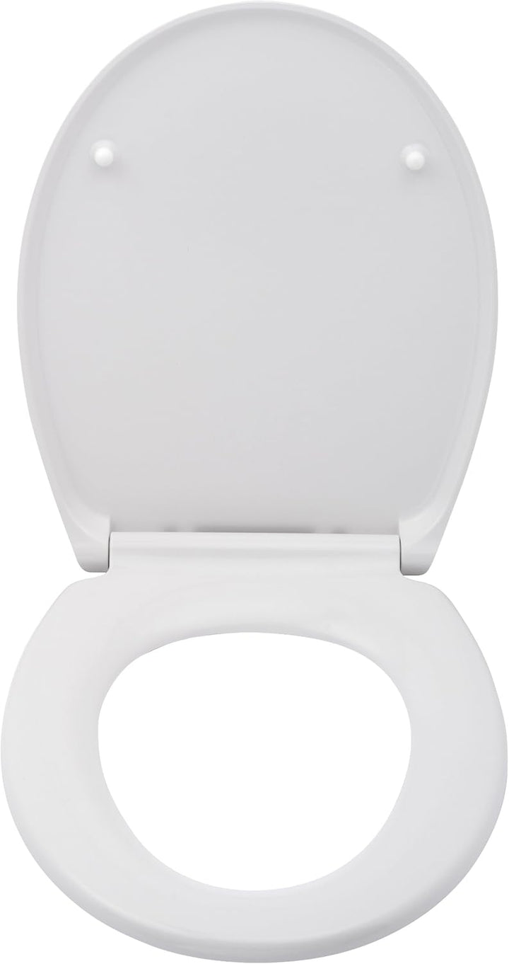 WENKO WC-Sitz Cento, hygienischer Toilettensitz mit Absenkautomatik, WC-Deckel mit Fix-Clip Hygiene-