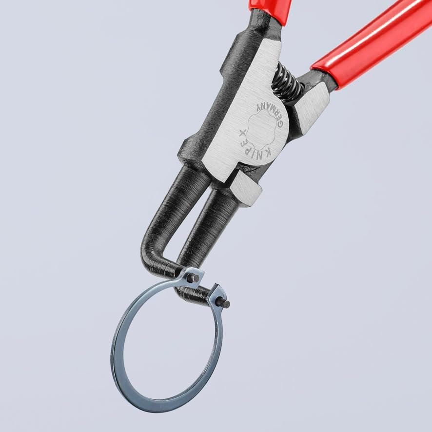 Knipex Sicherungsringzange für Aussenringe auf Wellen schwarz atramentiert, mit Kunststoff überzogen
