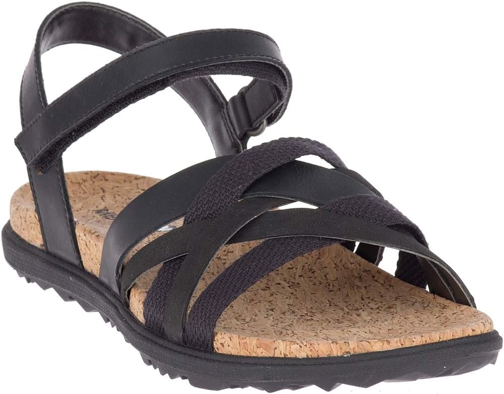 Merrell Damen Merrellsandals 43 EU Schwarz, 43 EU Schwarz