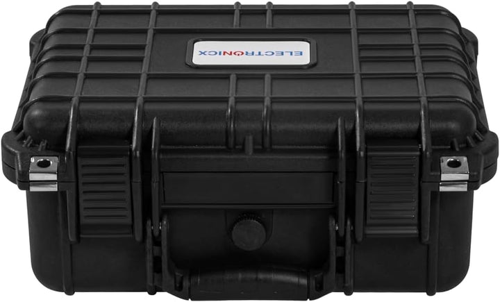 Electronicx Outdoor-Fotokoffer | Wasserdichter Transportkoffer mit Rasterschaumstoff | Stossfest, St