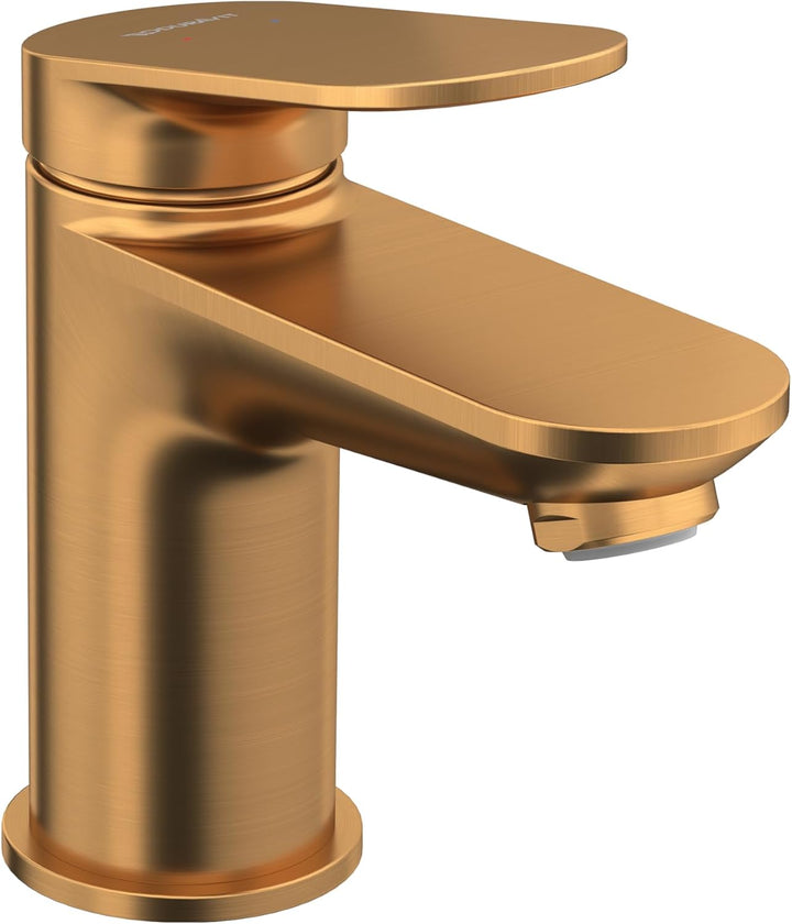 Duravit Wave Waschtischarmatur, Grösse S (Auslauf Höhe 77 mm), Wasserhahn Bad, Armatur Waschbecken,