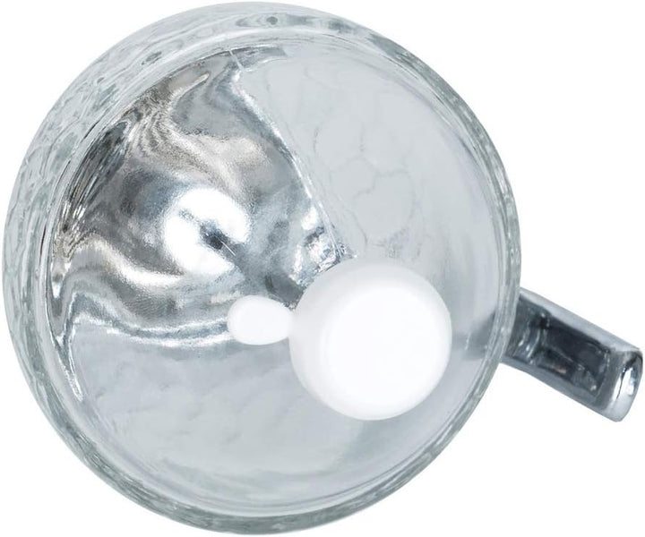 ORION Glas Spender Dispenser für Honig Sirup Honig-Dosierer mit Untersatz Speicher Ständer