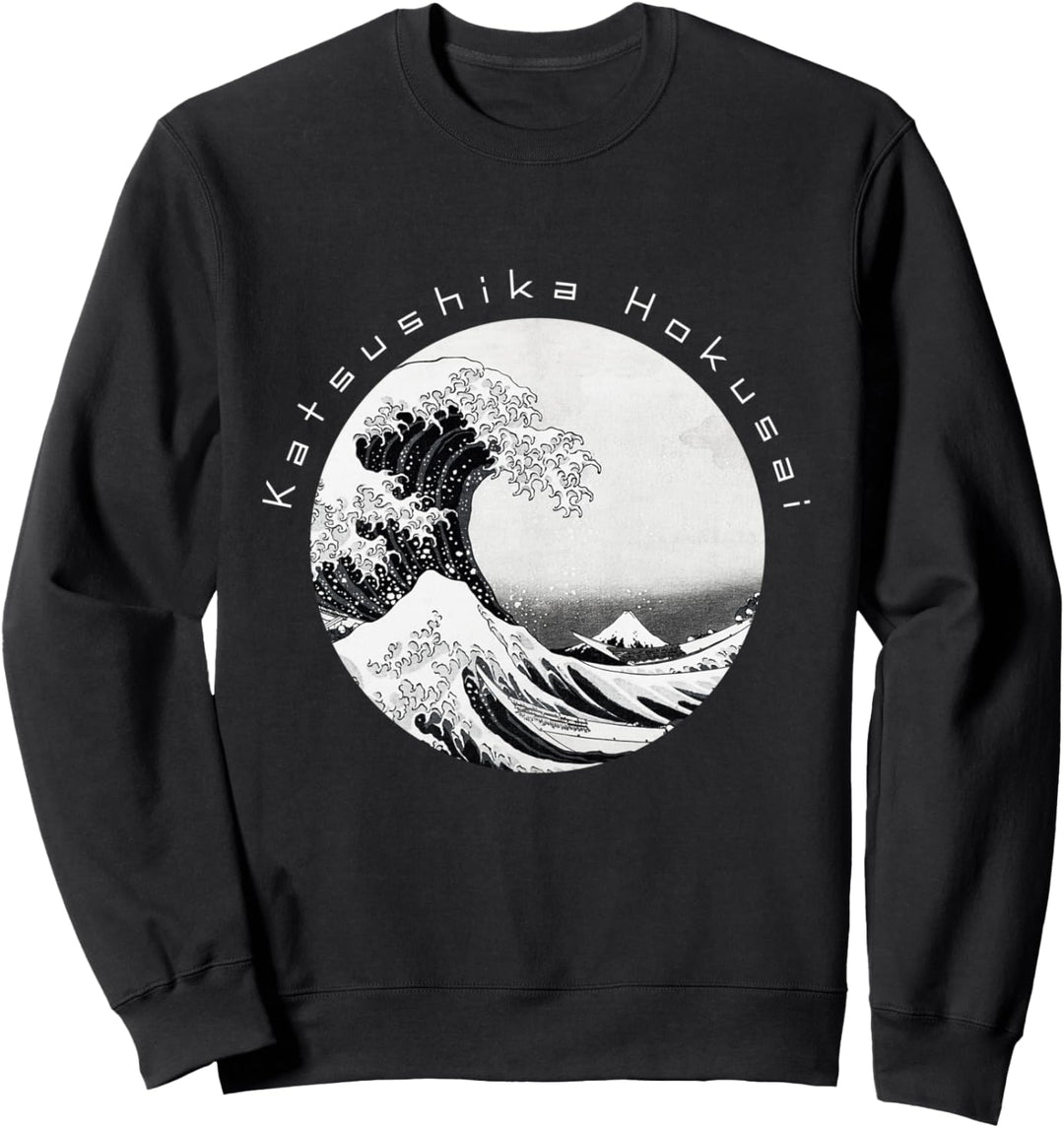 The Great Wave off Kanagawa Katsushika Hokusai Japanese Art Sweatshirt