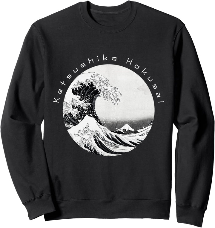 The Great Wave off Kanagawa Katsushika Hokusai Japanese Art Sweatshirt