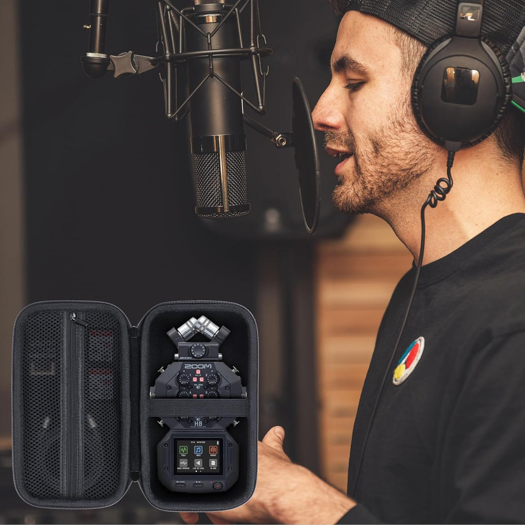 Hart Schutz Hülle Etui Tasche für Zoom H8 12-Track Portable Recorder Schwarz Etui für H8, Schwarz Et