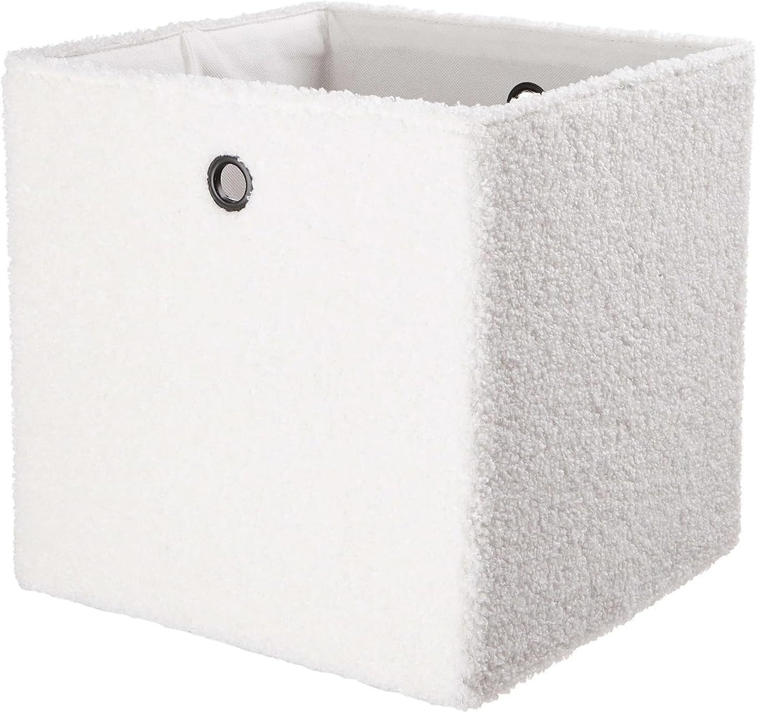 BUTLERS (4 Stück) Aufbewahrungsbox faltbar 30x 30cm -Toddy- Aufbewahrungswürfel mit Griffen | Aufbew