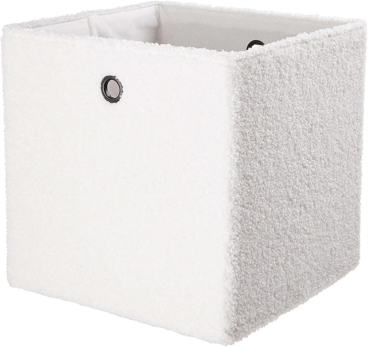 BUTLERS (4 Stück) Aufbewahrungsbox faltbar 30x 30cm -Toddy- Aufbewahrungswürfel mit Griffen | Aufbew