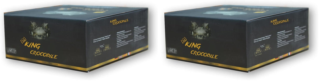 Kokosnuss Kohle mit Langer Brenndauer I 28x28mm Nachhaltige Naturkohle I wenig Asche I geringer Rauc