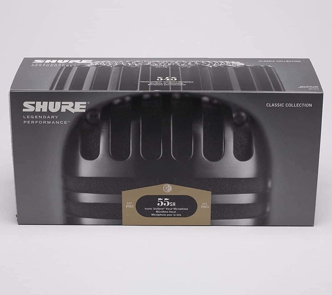 Shure 55SH Serie II Iconic Unidyne Dynamic Vocal Microphone, klassisches Vintage-Mikrofon mit Nieren