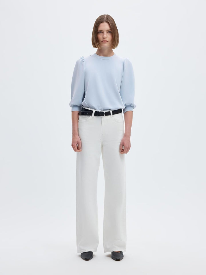 SELECTED FEMME Female Sweatshirt Puffärmel XS Cashmere Blue, XS Cashmere Blue