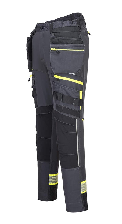 Portwest DX4 Bundhose mit abnehmbaren Holstertaschen, Grösse: 34, Farbe: Metal Grau, DX440MGR34 34 M