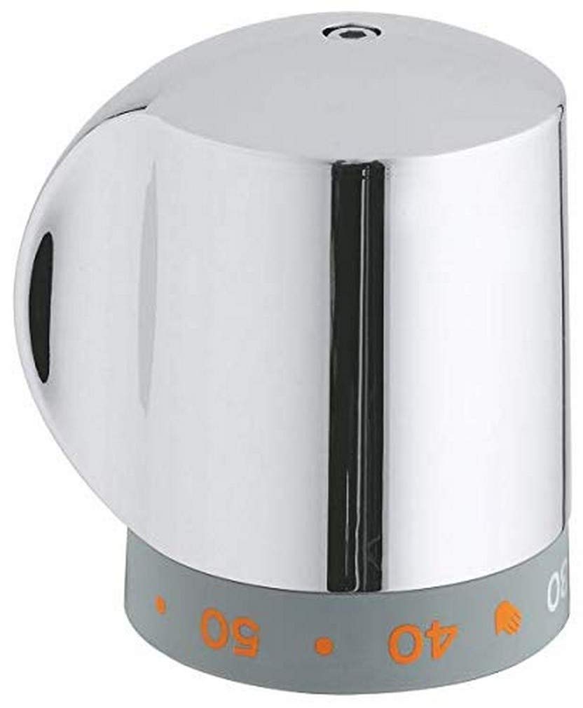 GROHE Temperaturwählgriff (Original Ersatzteil, Langlebig, Robust, Herstellergarantie: 5 Jahre), Chr
