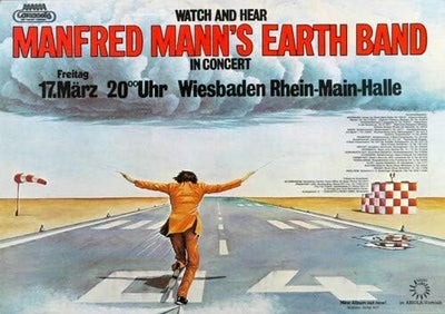 Manfred Mann's Earth Band - Watch and Hear, Wiesbaden 1978 » Konzertplakat/Premium Poster | Live Kon