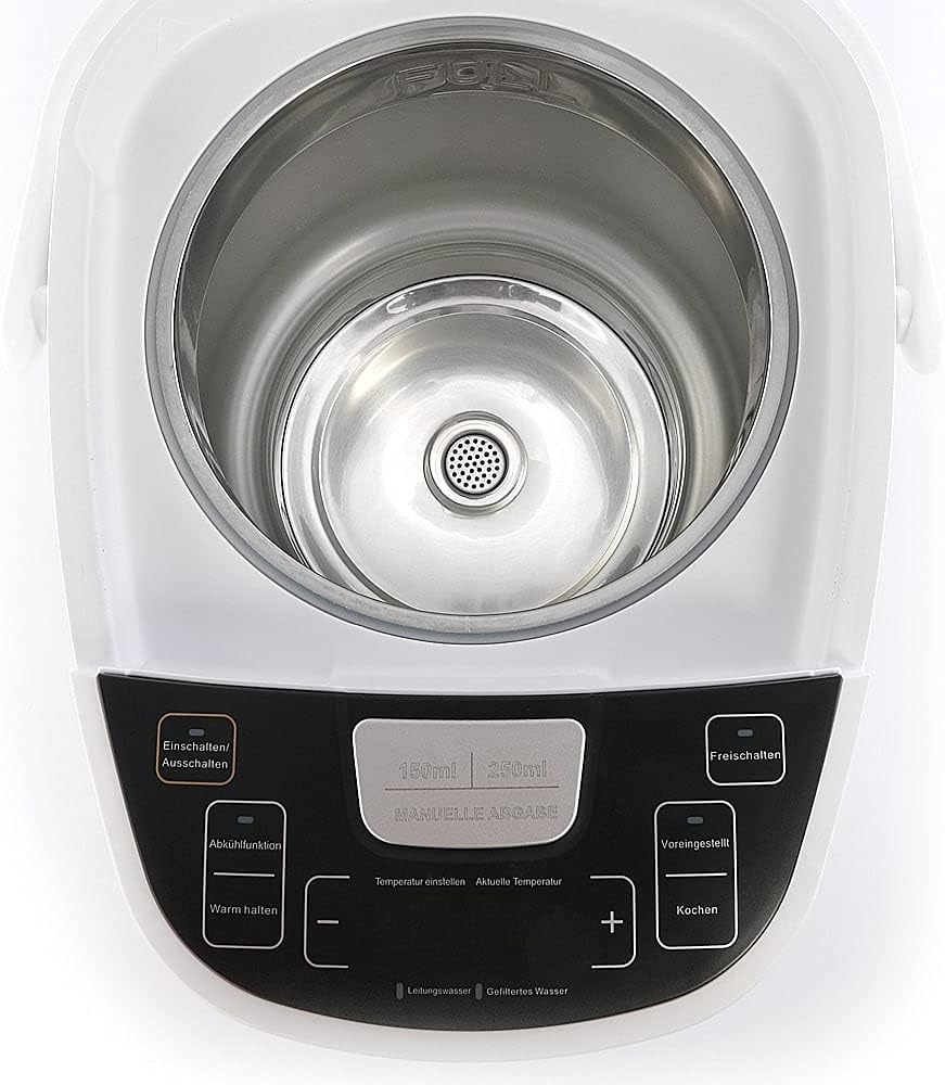 TITAN 2.1: Thermopot 5 Liter, Heisswasserspender 45-95 °C einstellbar, Thermoskanne, Teekocher mit K
