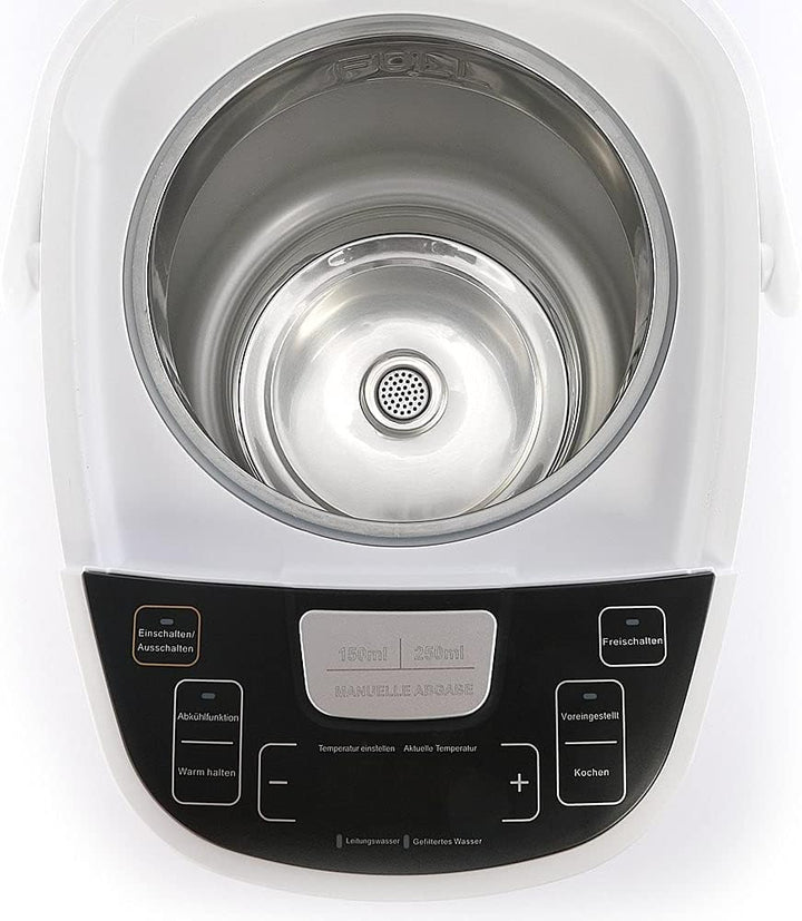 TITAN 2.1: Thermopot 5 Liter, Heisswasserspender 45-95 °C einstellbar, Thermoskanne, Teekocher mit K