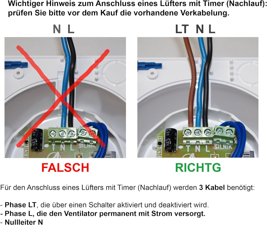 Badlüfter Wand-Ventilator Ø 100 mit Nachlauf , Kugellager Silent Escudo - Line System+ (inox), Inox
