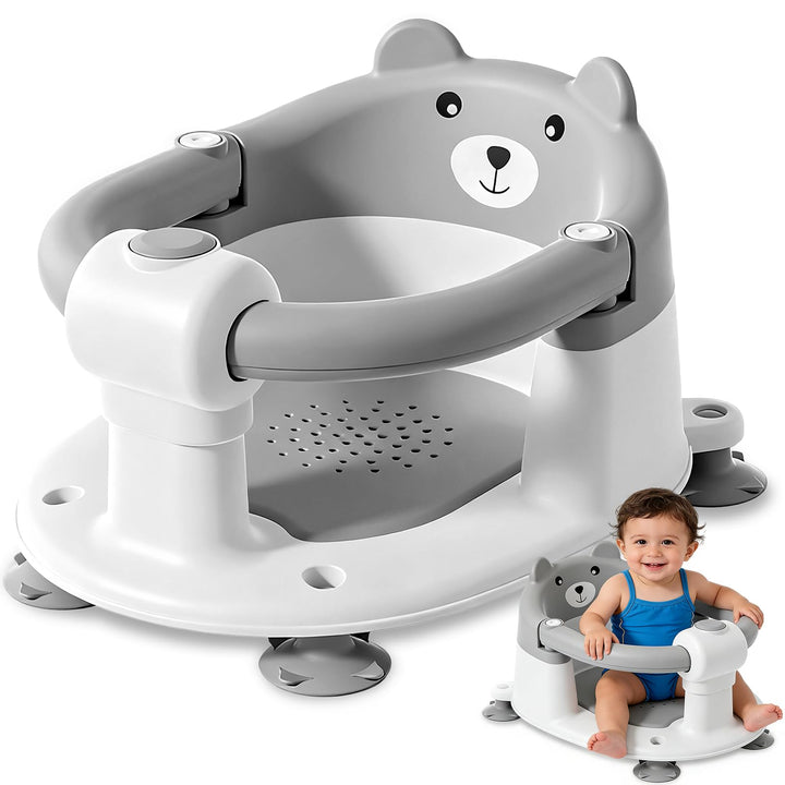 Baby Badewannensitz, Badewannensitz Ab 6 Monate, Badesitz Baby Badewanne Sitz, 360° Rundumschutz, Du