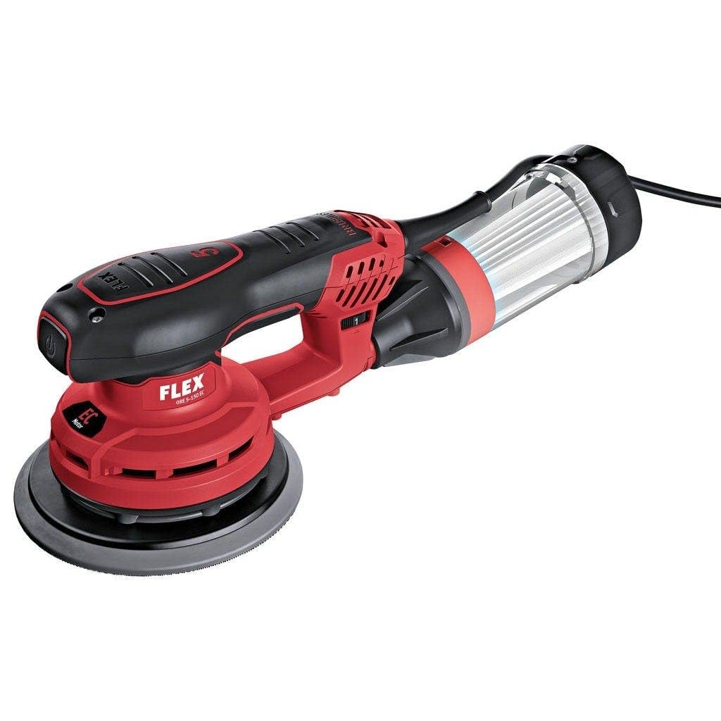 Flex Exzenterschleifer ORE 5-150 EC (400 W, Schleifteller-ø 150 mm, Hub 5 mm, bürstenloser Motor, Sc