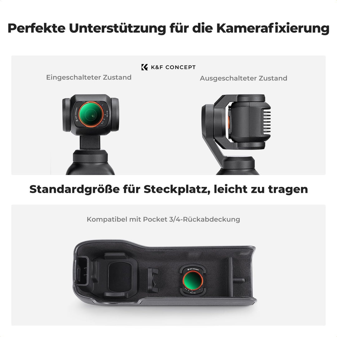 K&F CONCEPT magnetisches ND Filter, kompatibel mit DJI Osmo Pocket 3, Variabler ND Filter ND2-ND32,