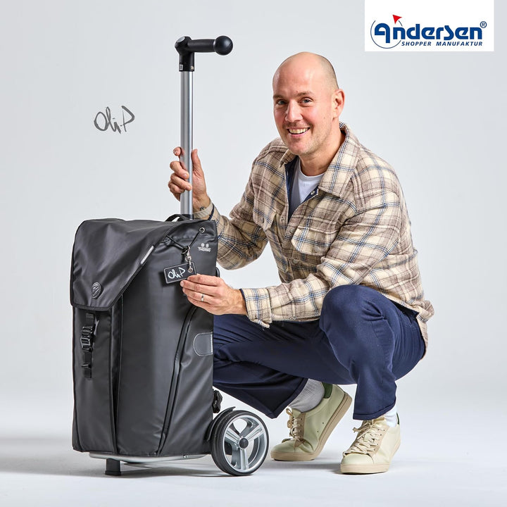 ANDERSEN Einkaufstrolley - Shopper Oli.P 3.0 schwarz, Schwarz