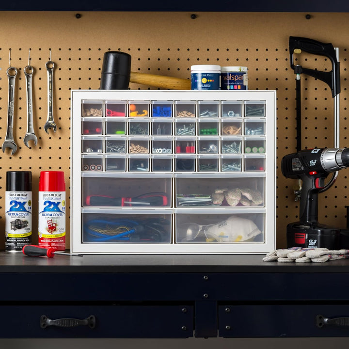 IRIS USA Craft Schrankaufbewahrung, Schrauben-Organizer, Hardware-Aufbewahrungs-Organizer, Schrank m