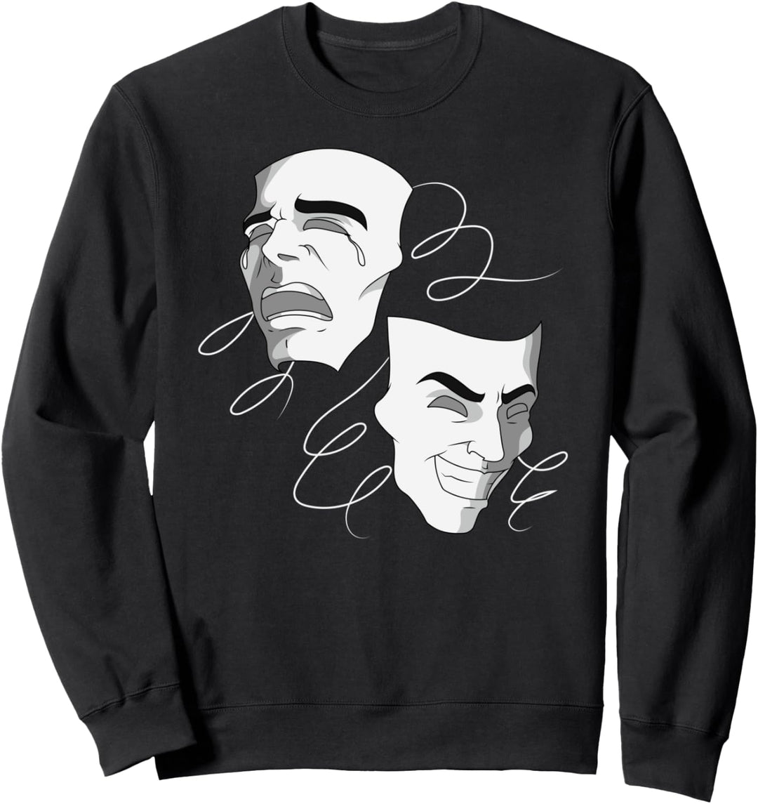 Theater Schauspieler - Theaterstück Masken Theater Sweatshirt