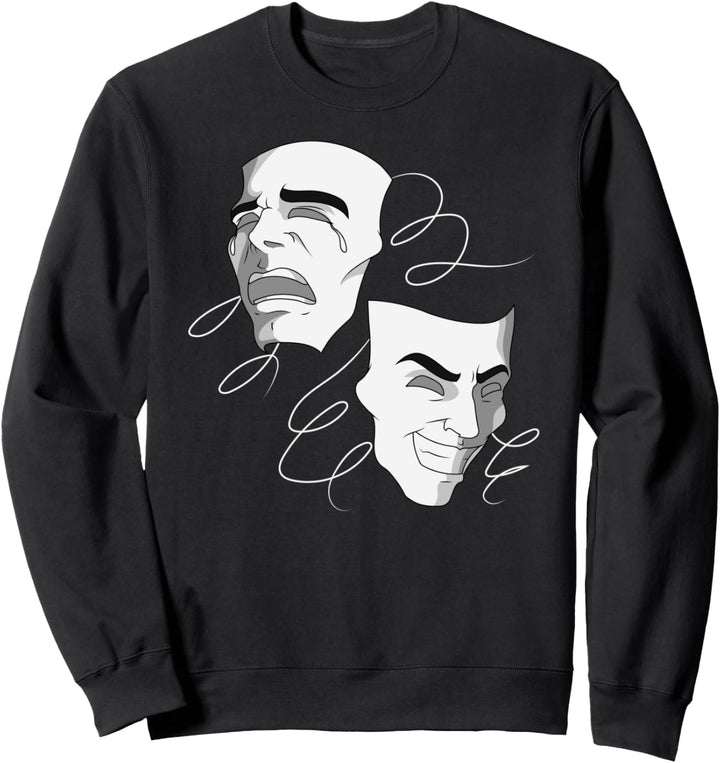 Theater Schauspieler - Theaterstück Masken Theater Sweatshirt
