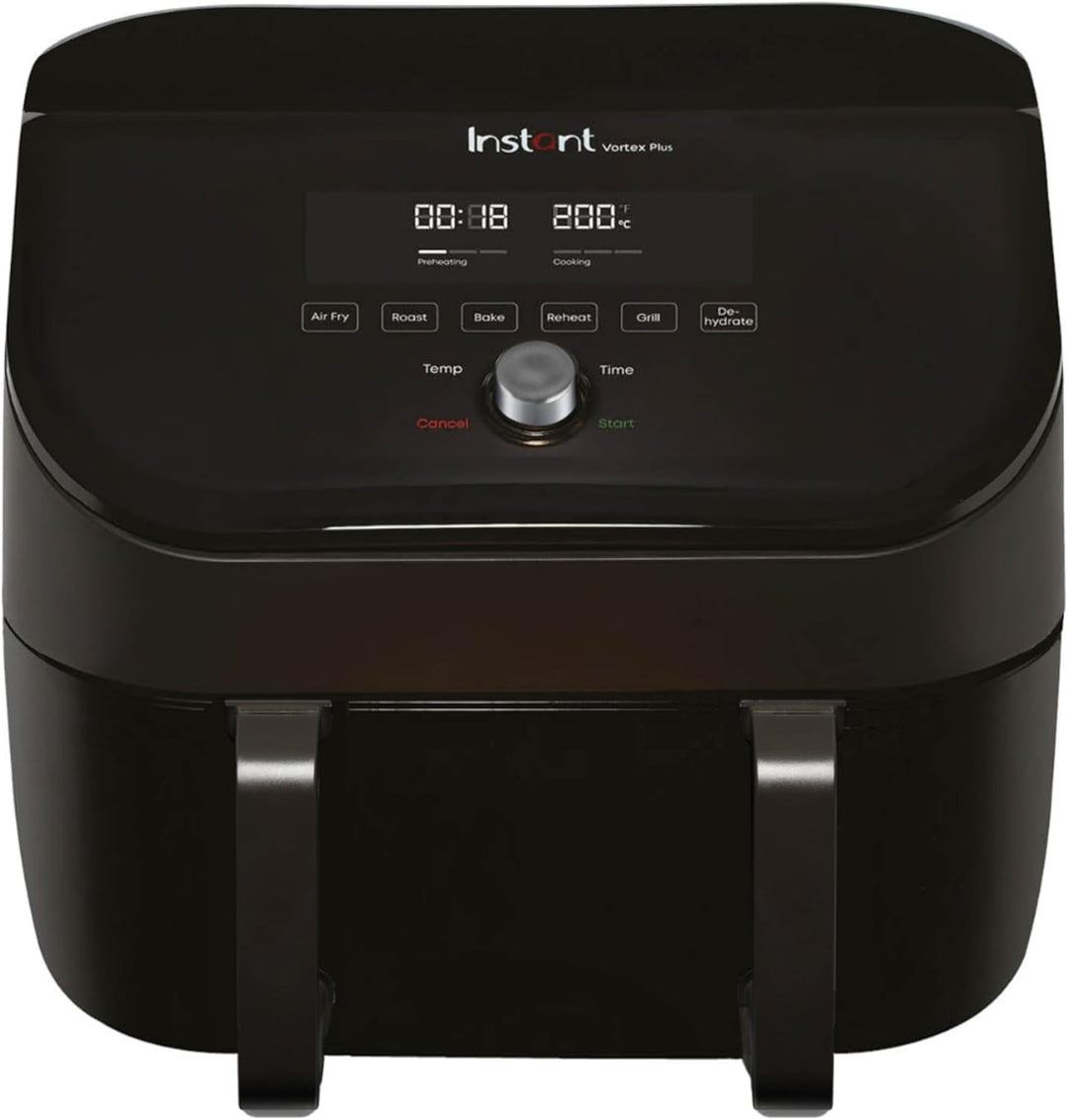 Instant Pot – Versazone Dual Black Heissluftfritteuse – Gross 8,5 l, Familiengrösse – Einzelner Dopp
