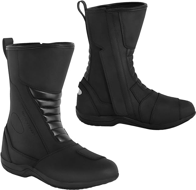 Vaster Moto Motorradschuhe für Herren, verstärkte Strassenschuhe, Motorradstossschutz, rutschfeste S