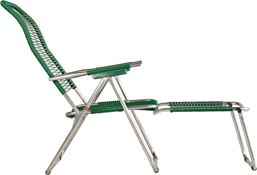 Fiam Spaghetti – Relaxsessel für den Aussenbereich – Gestell Aluminium, PVC, dunkelgrün
