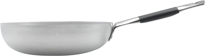 Pentole Agnelli ALMC111BPIC24 Aluminium-Induktionsleitung Senkpfanne hoch, Induktionsboden mit 1 Küh