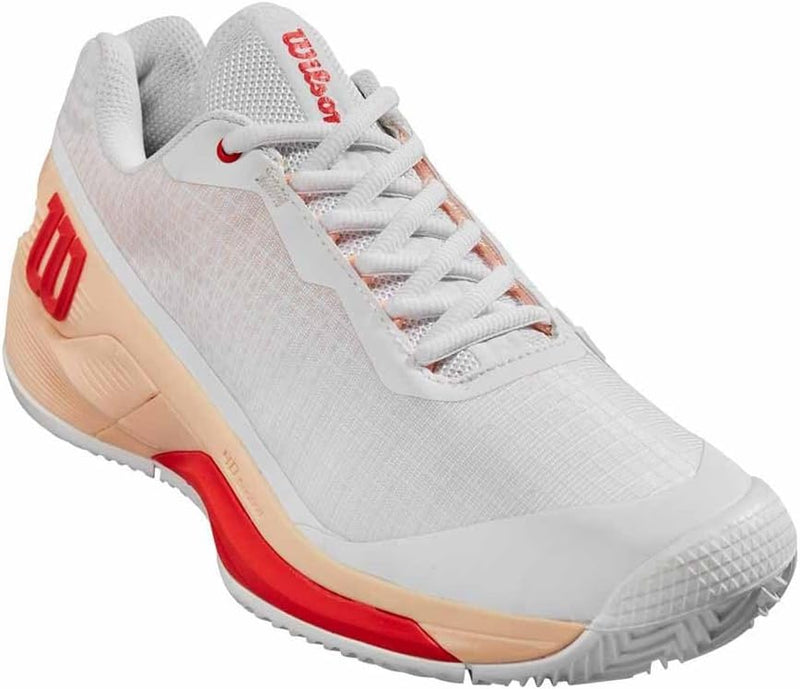 Wilson Rush Pro 4.0 Clay Damen Tennisschuhe WRS332700 39 1/3 EU White Peach, 39 1/3 EU White Peach