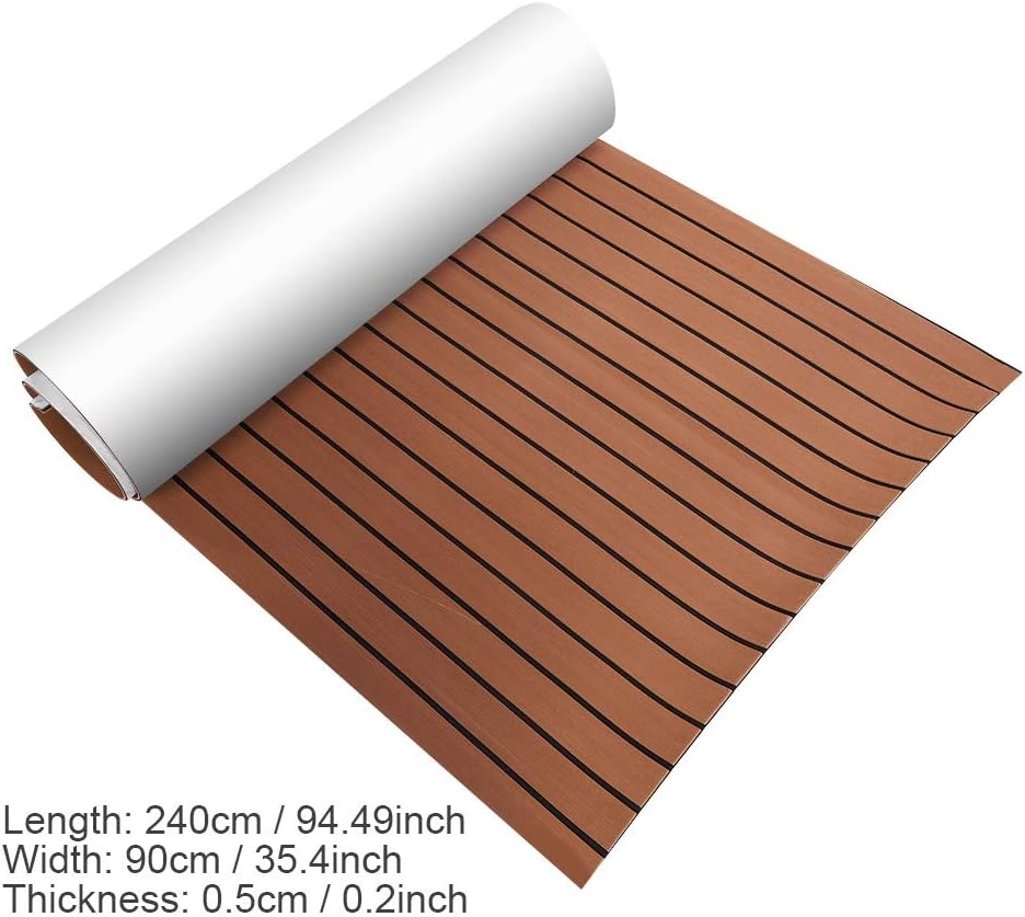 Auto-EVA-Schaumstoff-Kunstteak-Bodenbelag, SE-Klebestoff, Teak-Bodenbelag, Marine-Bodenbelag, Teppic