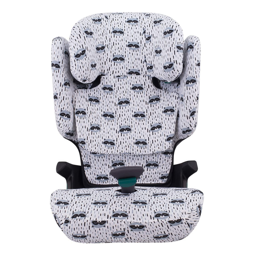 JYOKO KIDS Bezug kompatibel mit Britax Romer Kidfix, aus Baumwolle (Romer Kidfix I-SIZE, RACCOON), R