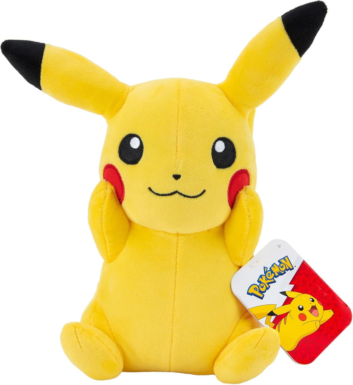 Pokémon PKW3074-20cm Plüsch - Pikachu, offizielles Plüsch Single, Single