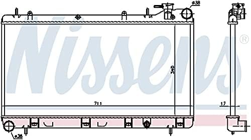 Nissens 64185 Kühler, Motorkühlung