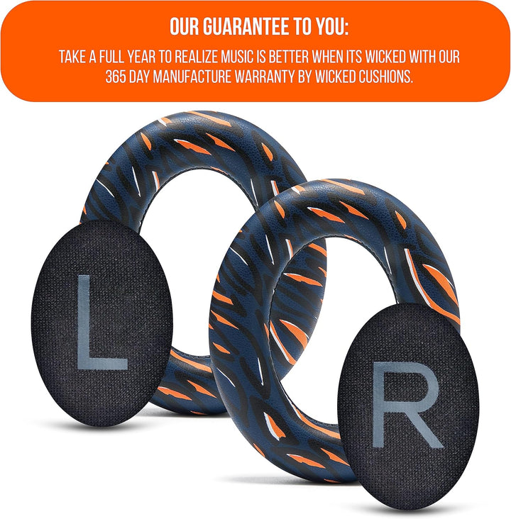 WC Wicked Cushions Verbesserte Ersatz-Ohrpolster für Bose 700 Noise Cancelling-Kopfhörer (NC700) – w