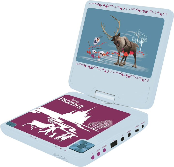 Lexibook - DVDP6FZ - Disney Frozen tragbarer DVD-Player - Himmelblau Die Eiskönigin, Die Eiskönigin