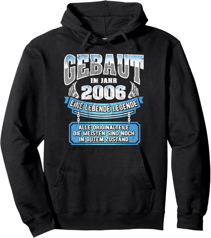 18 Geburtstag Geschenk Lustig Gebaut Im Jahr 2006 Pullover Hoodie