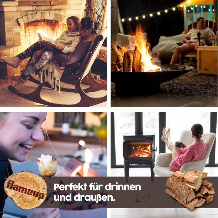 Brennholz Kaminholz Holz Eiche 5-500 kg Für Ofen und Kamin Kaminofen Feuerschale Grill Feuerholz Hol