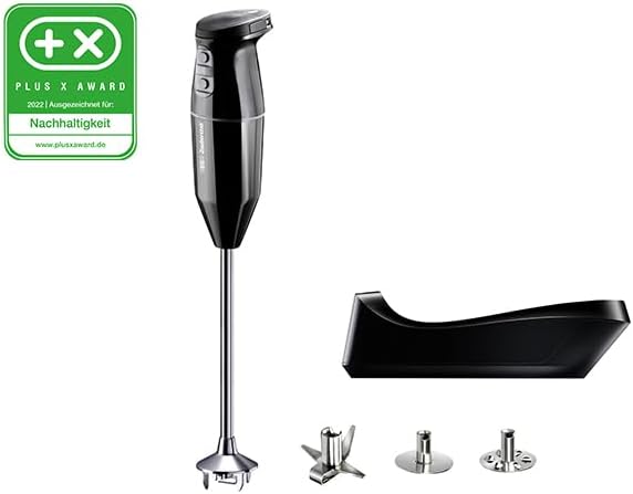 ESGE Zauberstab Cordless PRO, 2500 mAh Li-Ion Akku Profi Stabmixer, Pürierstab, ergonomischer Griff,