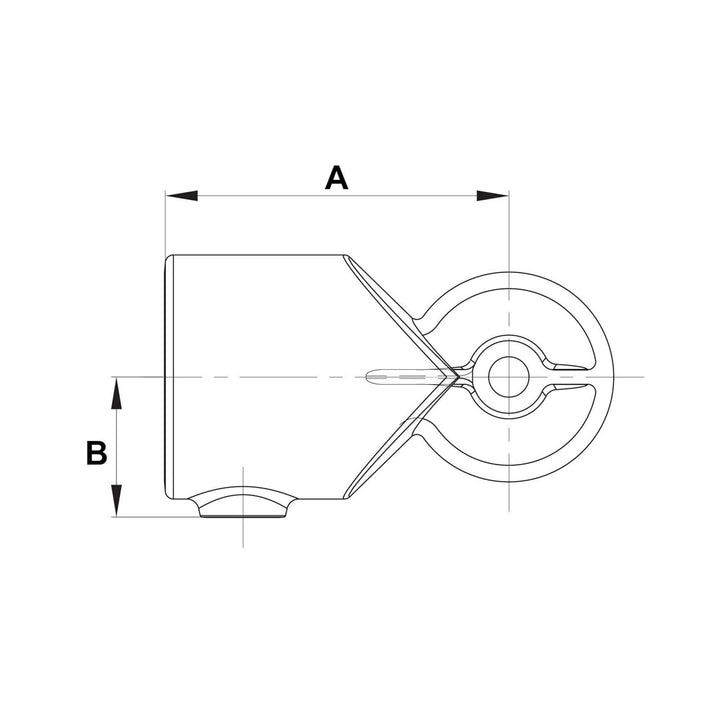Rohrverbinder Winkelgelenk 1" (33,7 mm), verstellbar AVERDE