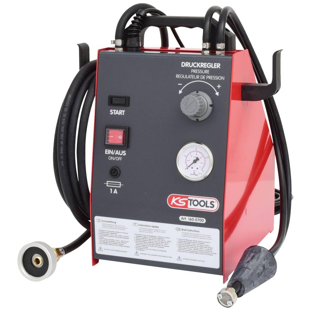 KS Tools 160.0700 Bremsenwartungsgerät KS5, 5 Liter Single, Single