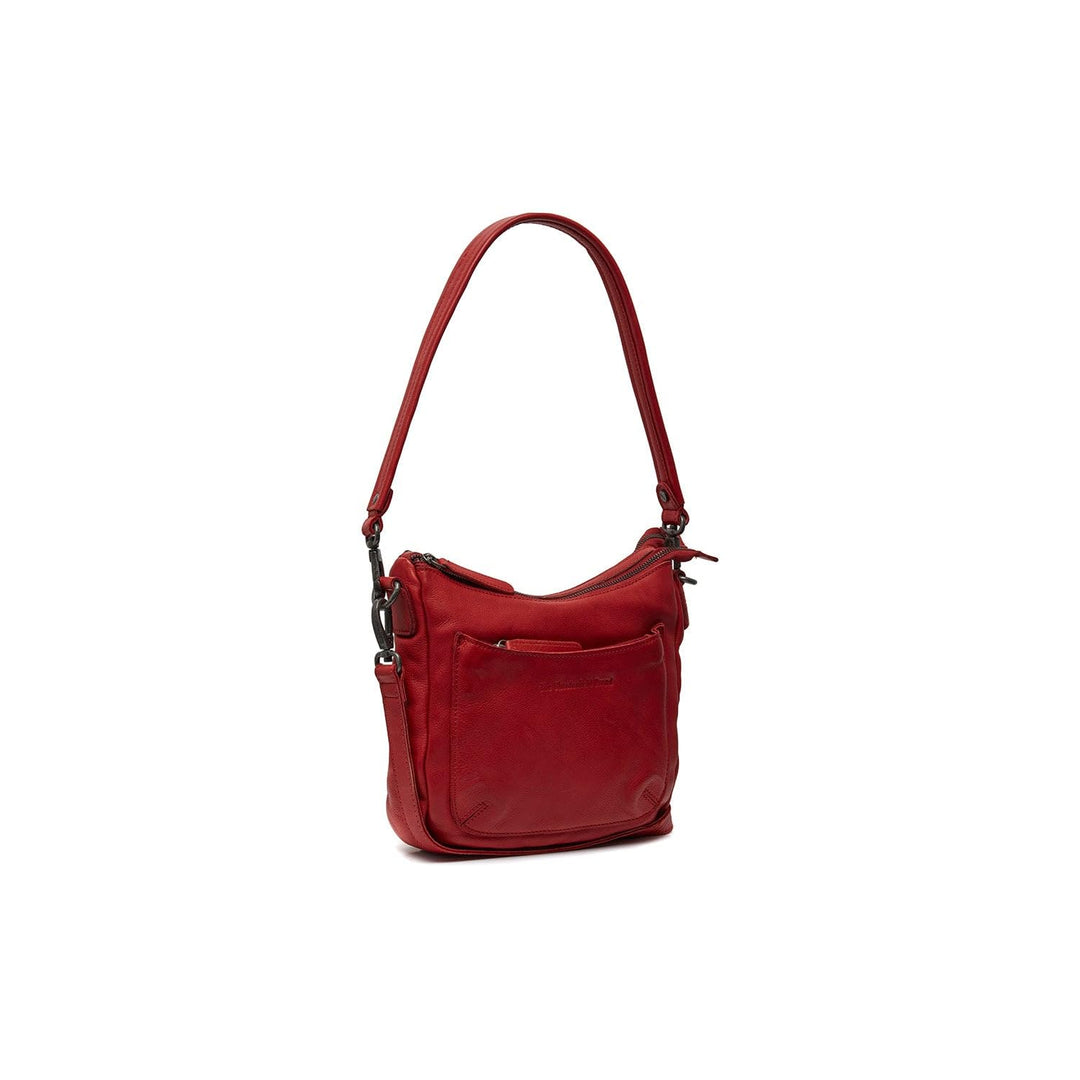 The Chesterfield Brand Caroline Schultertasche Leder 23 cm Rot Einheitsgrösse, Rot Einheitsgrösse